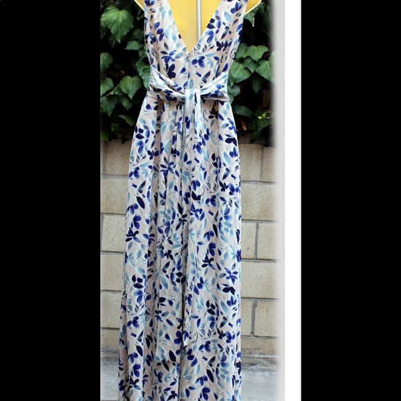 BCBGMaxAzria Norah Floral Gown Dress NWT Size 10 - Picture 8 of 8
